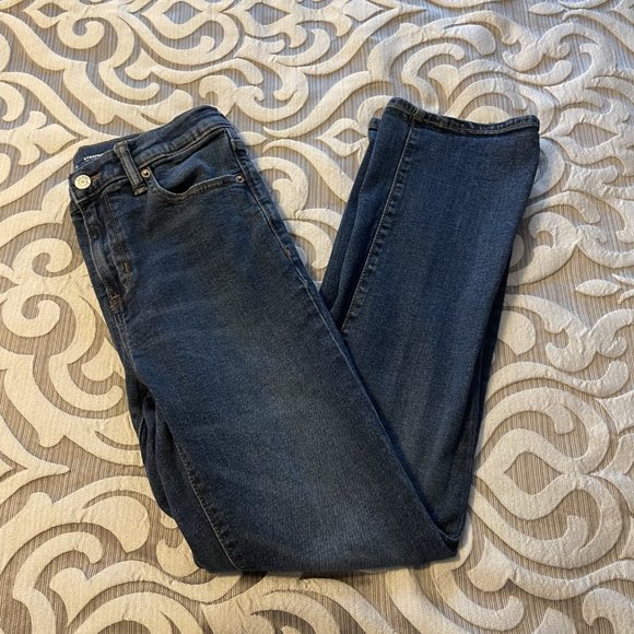 Lot of 2 Boys Old Navy Straight Leg Blue Jeans Size 14 EUC Bundle - Picture 7 of 7